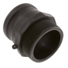 Camlock DN 75 (3'') Polypropylene Coupling R 3'' Male Thread Type F MIL-C-27487