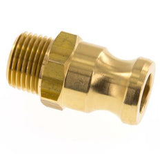 Camlock DN 15 (1/2'') Brass Coupling R 1/2'' Male Thread Type F MIL-C-27487