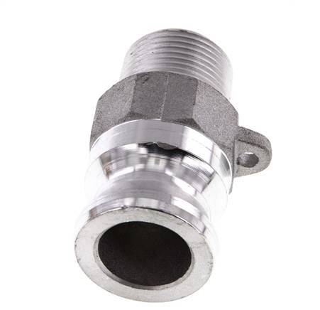 Camlock DN 20 (3/4'') Aluminium Coupling R 3/4'' Male Thread Type F MIL-C-27487