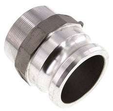 Camlock DN 75 (3'') Aluminium Coupling R 3'' Male Thread Type F MIL-C-27487
