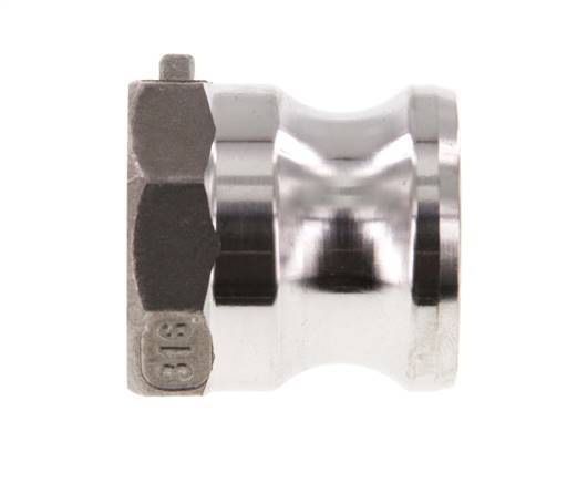 Camlock DN 20 (3/4'') Stainless Steel Coupling Rp 3/4'' Female Thread Type A MIL-C-27487