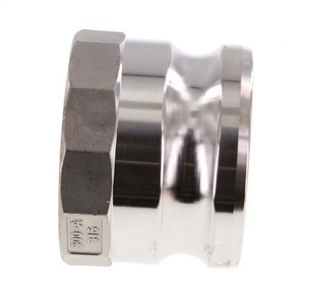 Camlock DN 75 (3'') Stainless Steel Coupling Rp 3'' Female Thread Type A MIL-C-27487
