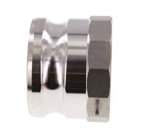 Camlock DN 75 (3'') Stainless Steel Coupling Rp 3'' Female Thread Type A MIL-C-27487