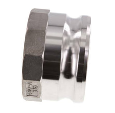 Camlock DN 90 (4'') Stainless Steel Coupling Rp 4'' Female Thread Type A MIL-C-27487