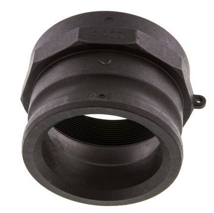 Camlock DN 90 (4'') Polypropylene Coupling Rp 4'' Female Thread Type A MIL-C-27487