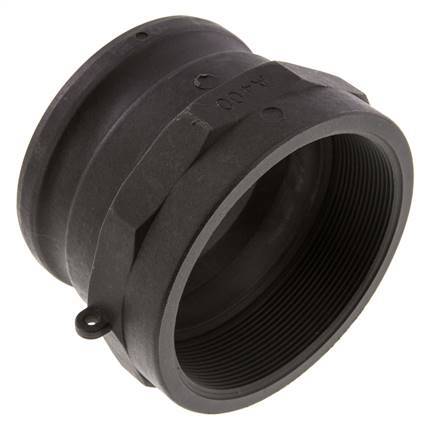 Camlock DN 90 (4'') Polypropylene Coupling Rp 4'' Female Thread Type A MIL-C-27487