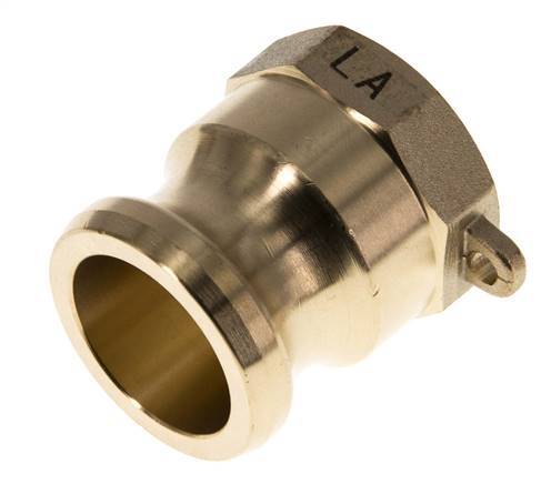 Camlock DN 25 (1'') Brass Coupling Rp 1'' Female Thread Type A MIL-C-27487