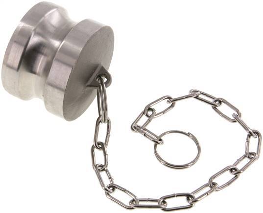 Camlock DN 50 (2'') Stainless Steel Coupling Plug Type DP MIL-C-27487