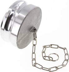 Camlock DN 90 (4'') Aluminium Coupling Plug Type DP MIL-C-27487