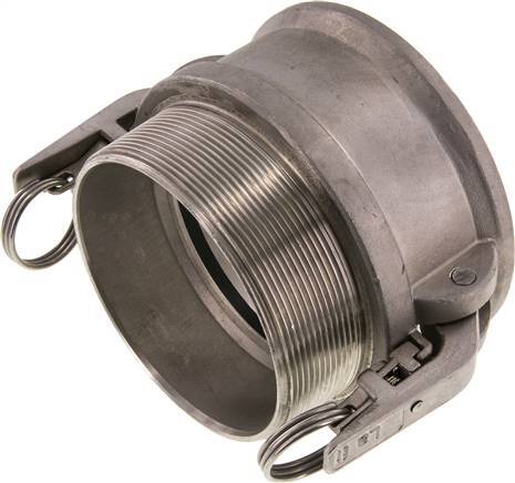 Camlock DN 90 (4'') Stainless Steel Safety Coupling R 4'' Male Thread Type B MIL-C-27487