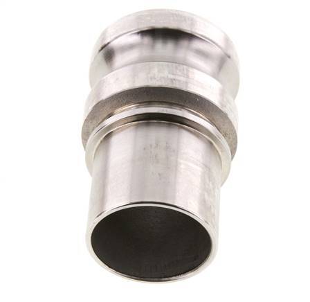 Camlock DN 50 (2'') Stainless Steel Coupling Hose Pillar (50 mm) Type E EN 14420-7 (DIN 2828)