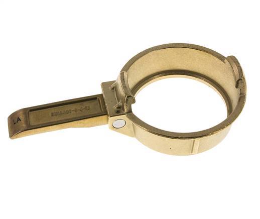 DN 80 Brass Tank Truck (TW) Clamping Ring with Lever (M-Type)