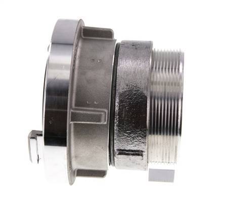 75-B (89 mm) Forged Aluminum Storz Coupling G 3'' Male Thread Rotatable