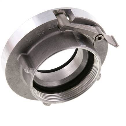 65 (81 mm) Forged Aluminum Storz Coupling G 2 1/2'' Female Thread with Lock