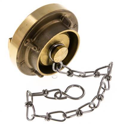 38 (51 mm) Brass Cap for Storz Coupling
