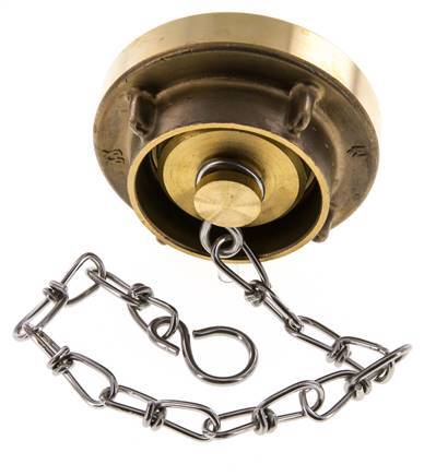 38 (51 mm) Brass Cap for Storz Coupling