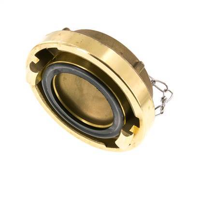 75-B (89 mm) Brass Cap for Storz Coupling