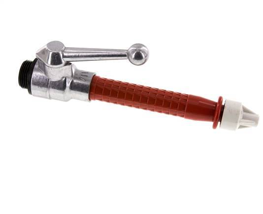 4 mm Jet Pipe G 1'' Male Threads Forged Aluminum & Plastic DIN 14365