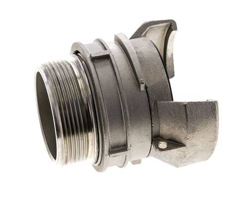 Guillemin DN 50 Stainless Steel Coupling G 2'' Male Threads With Lock