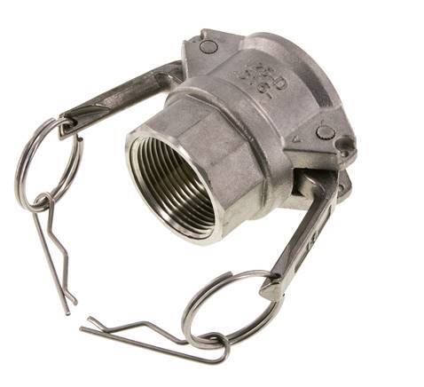 Camlock DN 32 (1 1/4'') Stainless Steel Coupling 1 1/4'' Female NPT Thread Type D MIL-C-27487