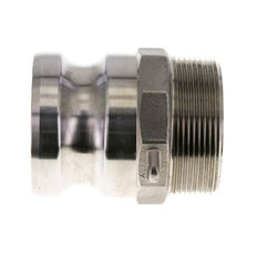 Camlock DN 50 (2'') Stainless Steel Coupling 2'' Male NPT Thread Type F MIL-C-27487