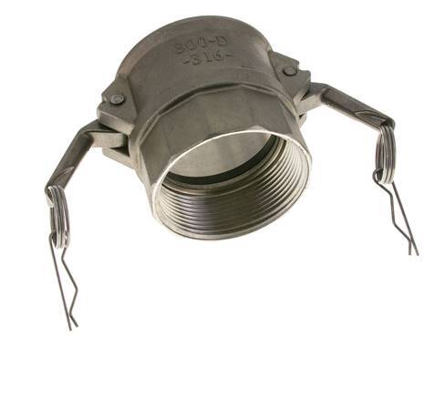 Camlock DN 75 (3'') Stainless Steel Coupling 3'' Female NPT Thread Type D MIL-C-27487