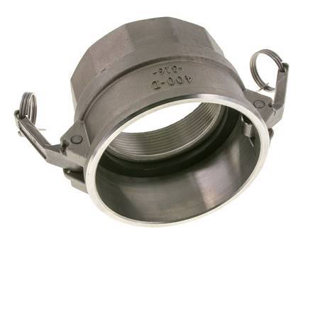 Camlock DN 90 (4'') Stainless Steel Coupling 4'' Female NPT Thread Type D MIL-C-27487