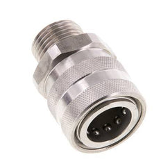 Stainless Steel DN 12 Coupling For Spray Gun Socket G 1/2 inch Female Threads
