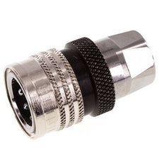 Brass DN 10 Coupling For Washing Machine Socket G 3/8 inch Male Threads Double Shut-Off
