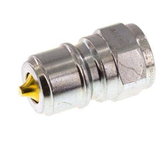 Steel DN 10 Coupling For Washing Machine Plug G 3/8 inch Male Threads Double Shut-Off
