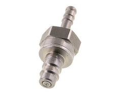 Stainless Steel DN 7.2 (Euro) Air Coupling Plug 6 mm Hose Pillar Double Shut-Off
