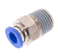 6mm x R1/4'' Push-in Fitting with Male Threads Brass/PA 66 NBR [5 Pieces]