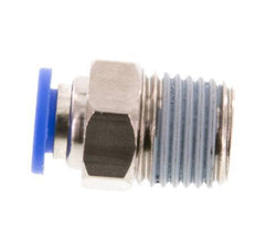 6mm x R1/4'' Push-in Fitting with Male Threads Brass/PA 66 NBR [5 Pieces]