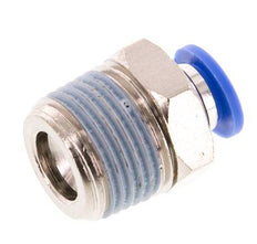 6mm x R3/8'' Push-in Fitting with Male Threads Brass/PA 66 NBR [5 Pieces]