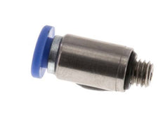 3mm x M 5 Push-in Fitting with Male Threads Brass/PA 66 NBR Inner Hexagon [5 Pieces]