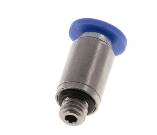 3mm x M 5 Push-in Fitting with Male Threads Brass/PA 66 NBR Inner Hexagon [5 Pieces]