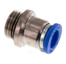 8mm x G1/4'' Push-in Fitting with Male Threads Brass/PA 66 NBR Inner Hexagon [5 Pieces]