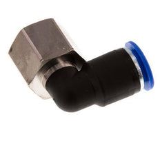 12mm x G1/2'' 90deg Elbow Push-in Fitting with Female Threads Brass/PA 66 NBR Rotatable