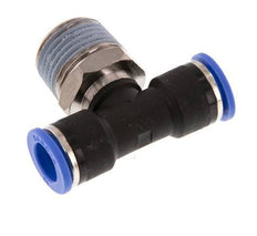 10mm x R1/2'' Inline Tee Push-in Fitting with Male Threads Brass/PA 66 NBR Rotatable