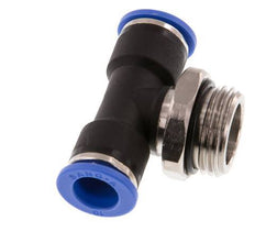 10mm x G1/2'' Inline Tee Push-in Fitting with Male Threads Brass/PA 66 NBR Rotatable