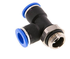 10mm x G3/8'' Right Angle Tee Push-in Fitting with Male Threads Brass/PA 66 NBR Rotatable