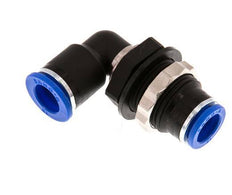 12mm 90deg Elbow Push-in Fitting PA 66 NBR Bulkhead