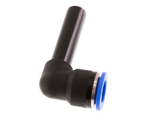14mm x 14mm 90deg Elbow Push-in Fitting with Plug-in PA 66 NBR Long Sleeve