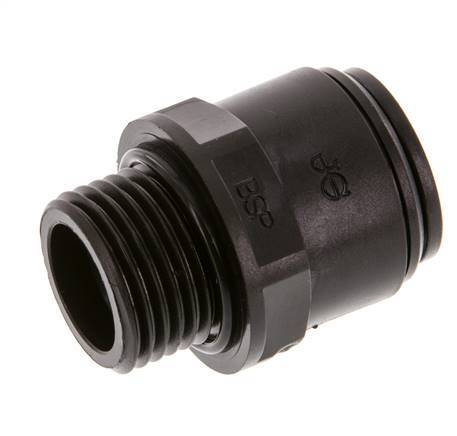 15mm x G1/2'' Push-in Fitting with Male Threads POM NBR