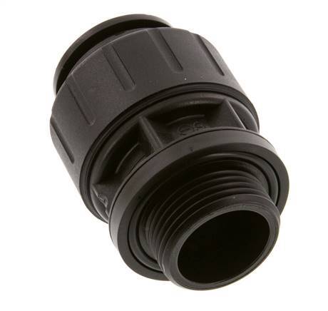 28mm x G1'' Push-in Fitting with Male Threads POM NBR