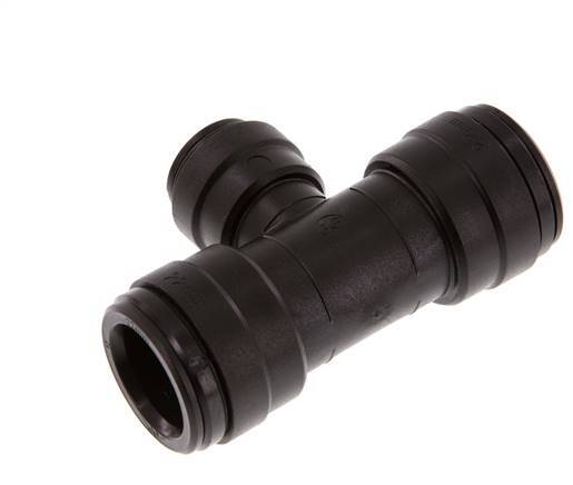 15mm x 22mm Tee Push-in Fitting POM NBR FDA