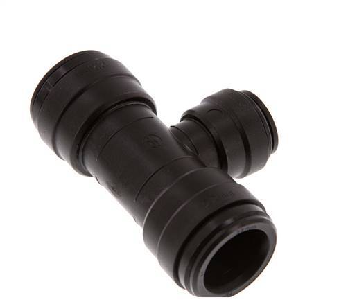 15mm x 22mm Tee Push-in Fitting POM NBR FDA