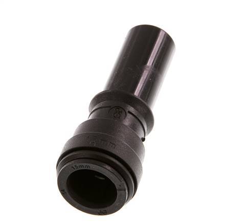 15mm x 18mm Push-in Fitting with Plug-in POM NBR