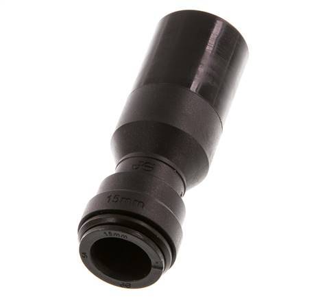 15mm x 28mm Push-in Fitting with Plug-in POM NBR