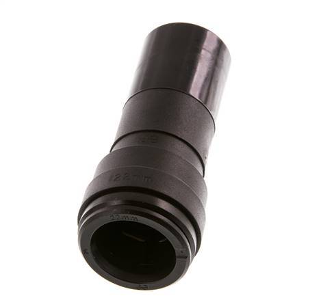 22mm x 28mm Push-in Fitting with Plug-in POM NBR